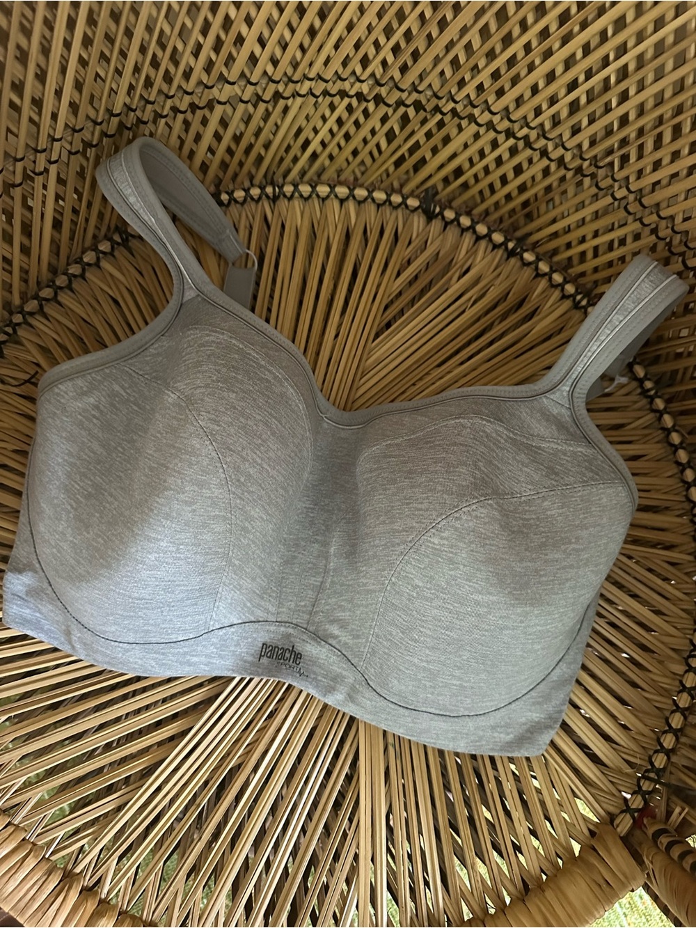 NEW Panache Grey Sports Bra 34G